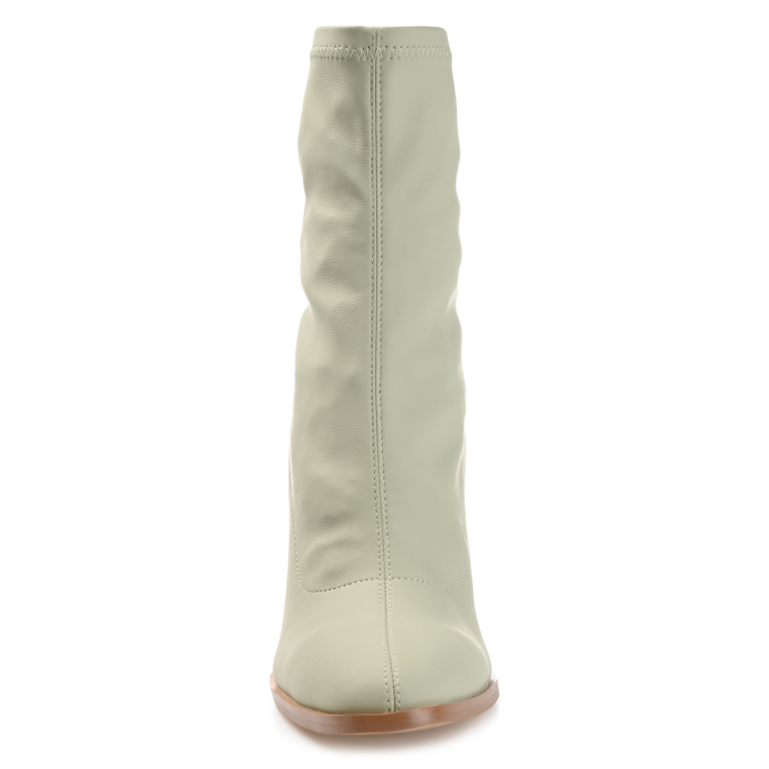 Journee Womens Gizzel Almond Toe Stiletto High Ankle Booties