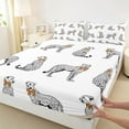 thumbnail image 3 of Feelyou Leopard Cheetah Teen Twin Sheet Sets, Bow-tie Wildlife Bedding, 3-Piece, 3 of 7