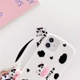 thumbnail image 4 of IBAOLEA Cute Silicone Case Compatible with iPhone X/XS, Creative Fun 3D Cartoon Cow Design with Long Lanyard Soft Bumper Shockproof Protective Case (Cow, iPhone X/XS), 4 of 7