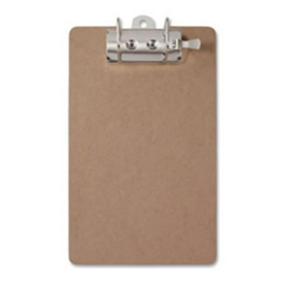 Clipboard- 2 Locking Arch-Rings- 2-.50in. Cap- 9in.x15in.- Brown