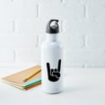 thumbnail image 5 of CafePress - Rock Metal Hand Stainless Water Bottle 1 - Stainless Steel Water Bottle, Sports Bottle, 1.0L, 5 of 5