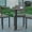 Gray Top/Gray Frame, variant on Emma + Oliver 24" Round Outdoor Dining Table with Gray Faux Teak Poly Slats and Gray Steel Frame