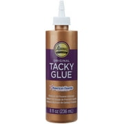 Aleene's Original Tacky Glue, 8 fl oz, Premium All-Purpose Adhesive, White, Dries Clear