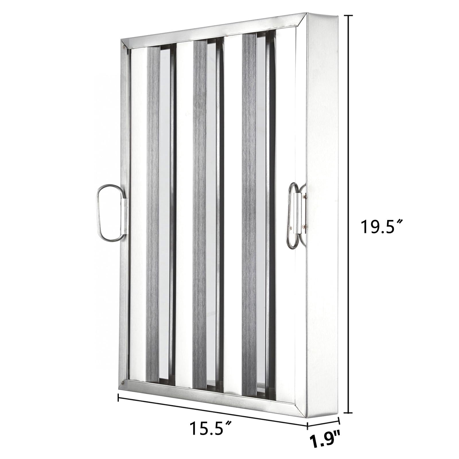 Yeshouse 430 Stainless Steel Groove Baffle Filters for Restaurant Kitchen Exhaust Hoods