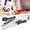 Black, variant on Suodoka Portable Mini Handheld Sewing Machine, Electric Double Needle for DIY Home Repairs, Red (9.6 inches / 24.5 cm)