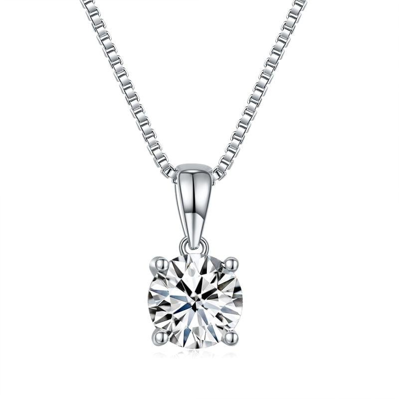 moissanite diamond necklace