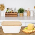 thumbnail image 2 of Slatcetga Multifunctional Butter Box Bowl Dish Container Kitchen Accessories for Butter Preservation225# (for 225g Butter), 2 of 8
