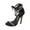 Black, variant on Clearance VerPetridure Women's Sandals Summer Casual Stilettos Heels Exquisite Casual Roman Style Sexy Rhinestone Lace-up Shoes Suede Ankle Strap Sandals
