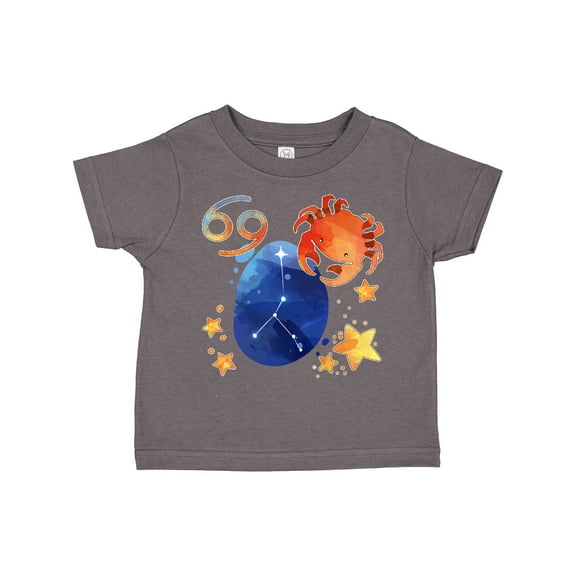 Inktastic Cancer Crab Constellation Zodiac Sign Illustration Boys or Girls Toddler T-Shirt
