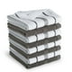 thumbnail image 1 of Juego de paños de cocina KitchenAid Albany, paquete de 8 unidades, gris antracita y blanco, 1 of 4