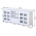 thumbnail image 2 of Pemberly Row 60" TV Stand Entertainment Console in White, 2 of 6