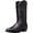 Black, variant on Cowboy Boots for Men, 2026 Fashion Pointy Toe Western Boots Mid Calf Boots Men's Knee High Embroidered Chunky Heel Boot