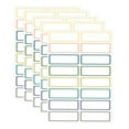 thumbnail image 1 of Removable Labels Self-adhesive Colored Labels Stickers Oil Water Tear Resistant Rectangular Stickers for Food Containers Classroom Storage, 1 of 7