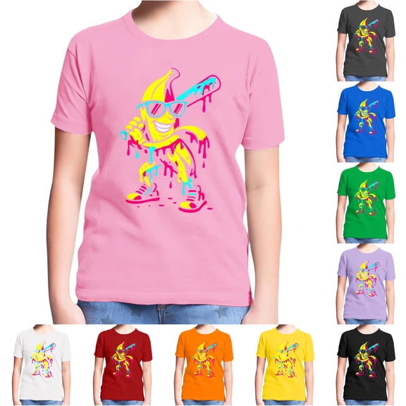 LIIPEE T Shirts For Boys Short Sleeve Crew Neck Fashion Baseball Graphic Tees Kids Summer Casual Cute Everyday T Shirt,3-4 Years