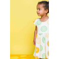 thumbnail image 3 of M+A by Monica + Andy Organic Cotton Toddler Girl Short Sleeve Dress, Sizes 12 Months-5T, 3 of 3
