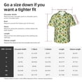 thumbnail image 6 of The National Flag of Haiti Mens Hawaiian Shirt Short Sleeve Casual Button Up Tropical Summer Beach Shirt, 6 of 9