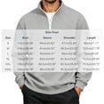 thumbnail image 3 of hoksml Men s Quarter Zip Sweatshirt Solid Color Casual Long Sleeve Pullover for Fall Daily Work Outdoor Comfort, 3 of 7