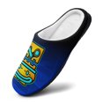 thumbnail image 3 of Mens Cozy Slippers Geometry Dash Warm Soft Plush Slipper Slip-on House Shoes for Home Indoor Outdoor, 3 of 7