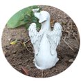 thumbnail image 5 of Estatua de perro ángel, monumento conmemorativo para tumba, recuerdo de piedra antigua y resina para jardín., 5 of 5