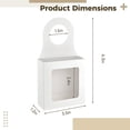 thumbnail image 4 of Caja de regalo para botellas de vino de papel kraft de 30 piezas con ventana transparente y orificio para colgar, caja creativa para dulces, trufas, galletas de chocolate (6,3 x 3,54 x 1,18 pulgadas), 4 of 5