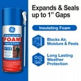 thumbnail image 3 of (4 pack) GE Gaps & Cracks Insulating Foam, Pack of 1, Yellow 12 oz Can, 3 of 15