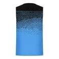 thumbnail image 4 of ZCFZJW Men's Fitness T-Shirts Casual Tie Dye Gradient Print Summer Sleeveless Vest Loose Fit Crewneck Basic Workout Tank Tops Quick Dry Breathable Athletic Shirts Blue M, 4 of 4