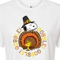 thumbnail image 3 of Peanuts - Gobble Gobble - Juniors Cropped Cotton Blend T-Shirt, 3 of 6