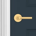 thumbnail image 3 of Baldwin En.Tub.Crr Tube Single Cylinder Keyed Entry Door Lever Set - Brass, 3 of 7