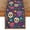 A, variant on Smile Watercolor Marigolds Skull Day of The Dead Table Runner 13 x 60 Inch