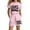 Light Pink, variant on Gaexia Girls Summer Outfits Size 8-10 Floral Print Short Sleeve Clothes Casual T-Shirt Shorts Set Flower Outfits Set Toddler Girls