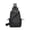 @001-Black, variant on Unisex Everyday Sling Bag Crossbody Chest Pack Lightweight Shoulder Bag with Multiple Pockets for Travel Commute Hiking Work Outdoor