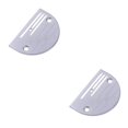 thumbnail image 2 of VONKY Metal B Type Feed Dog Plate Machine Industrail Single Needle for Sewing Silver B28 2Set, 2 of 6