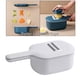 thumbnail image 1 of Rallador de alimentos para verduras, de picadoras cuchillas, contenedor de almacenamiento, drenaje de , utensilios de cocina par Gris perfecl Picadora de verduras, 1 of 8