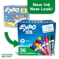 thumbnail image 3 of EXPO Dry Erase Markers, Chisel Tip, Assorted Colors, 36 Count, 3 of 8
