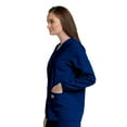 thumbnail image 2 of Landau Scrub Zone Relaxed Fit 2-Pocket Snap-Front Scrub Jacket for Women 75221, 2 of 5