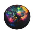 thumbnail image 4 of LNWH AI Abstract Art Pattern Waterproof Spare Tire Cover, Universal Spare Tire Wheel Covers 15 inch, 4 of 8