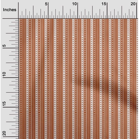 oneOone Rayon Rust Brown Fabric Christmas Craft Projects Decor Fabric Printed By The Yard 56 Inch Wide