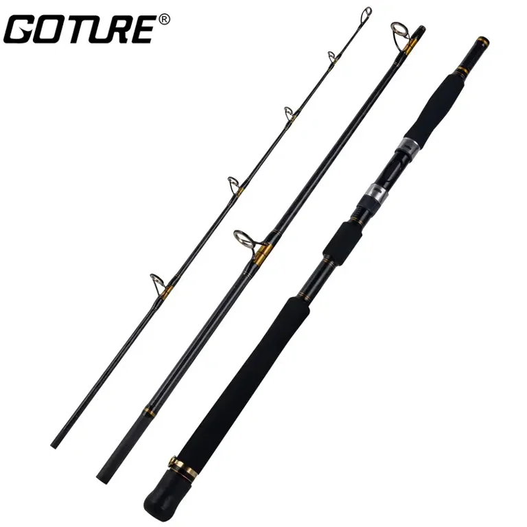 Goture Spinning Fishing Rod, Stainless Steel Guide With Sic