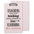thumbnail image 1 of Printtoo Personalized Clipboard For Teachers Gift Classroom School and Office Use Hardboard Letter Size w/ Low Profile Clip w/ Free Marker & Eraser,Teachers Day Gift-9x15 Inch, 1 of 8