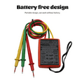 thumbnail image 4 of 60V-600V AC Three Phase Rotation Indicator Meter Phase Sequence Tester LED Buzzer with Portable Pouch, 4 of 8