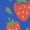 Blue, variant on Giffimy Women's Green Reading Is My Jam Leaf Star Cartoon Strawberry Graphic Short Sleeve T-Shirt Comfort Crewneck Top