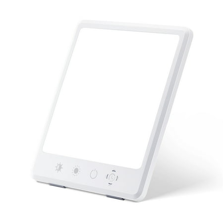 S-caring Light Therapy Lamp UV Free 10000 Lux Sun Lamp with 15-60 Minutes Timer Function, 5 Adjustable Brightness Levels, Touch Control