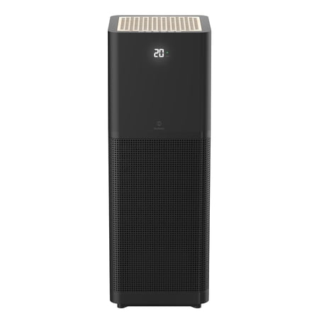 IMUNSEN M-001B Air Purifier with Cypress Wood Filter, H13 True HEPA Filter, 100% Ozone Free, Cyclone Mode, Auto Sleep Mode - Black