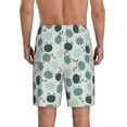 thumbnail image 4 of Lsque Frog And Dragonflies Mens Sleep Pajama Shorts,Short Pajama Pants, Cotton Ultra-Soft Knit-XX-Large, 4 of 9