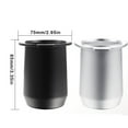 thumbnail image 4 of Becaristey Tea Filters Workmanship Aluminum Alloy Coffee Supplies Bar Device Detachable Design Handy Installation Filtering Device, 4 of 6