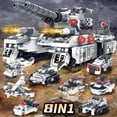thumbnail image 6 of 2026 WW2 Military Vehicle Tank 8in1 Airplane Truck Model Building Blocks DIY Bricks Kids Construction Toys Gifts for Boys Adult, 6 of 7