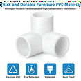 thumbnail image 7 of PVC Pipe Elbow 1 Inch 3 Way, DIY PVC Tee Elbow Fittings for PVC Pipe Connections,6PCS, 7 of 7