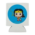 thumbnail image 2 of Wonder Woman Cute Chibi Golden Lasso Can Cooler - Drink Sleeve Hugger Collapsible Insulator - Beverage Insulated Holder, 2 of 4