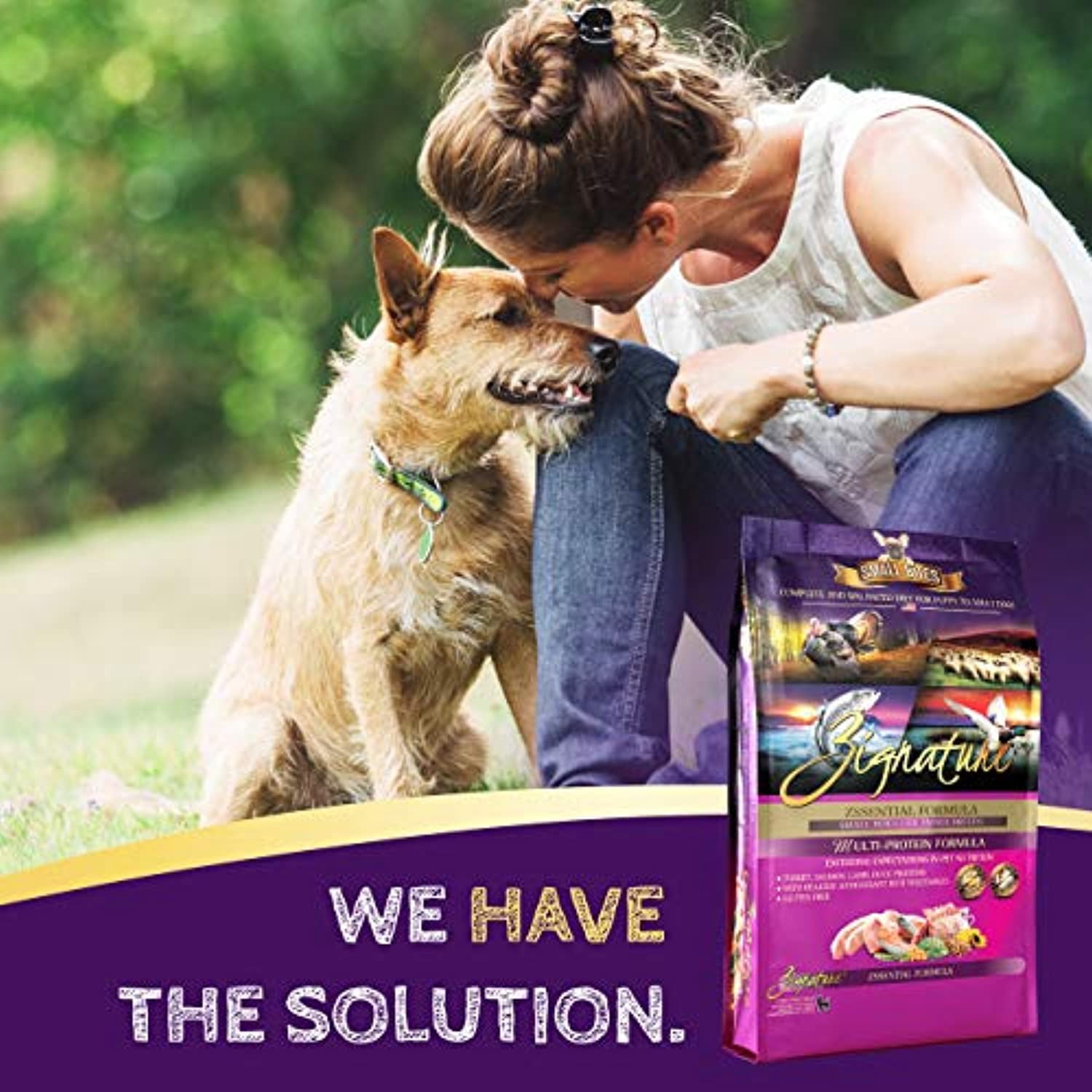 zignature dog food walmart