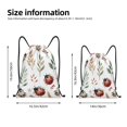 thumbnail image 2 of Disketp Watercolor Ladybug Drawstring Backpack Drawstring Gym Bags Draw String Bags for Sports, Gym, Travel, Swimming, Beach-Small, 2 of 6